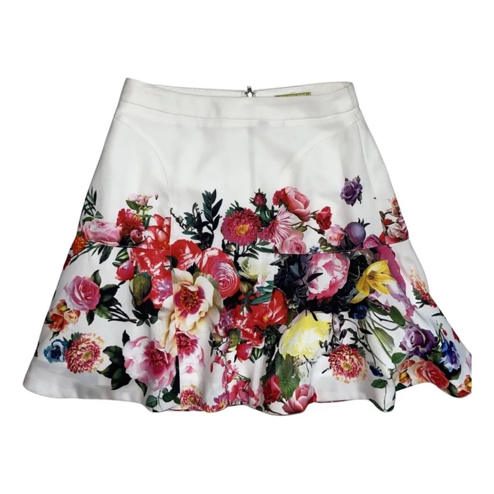 NEW GIANNI BINI Woman’s Floral Mini Skirt sz XS